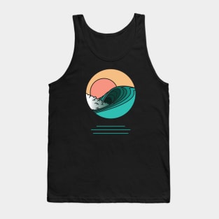 Sun Set Wave Tank Top